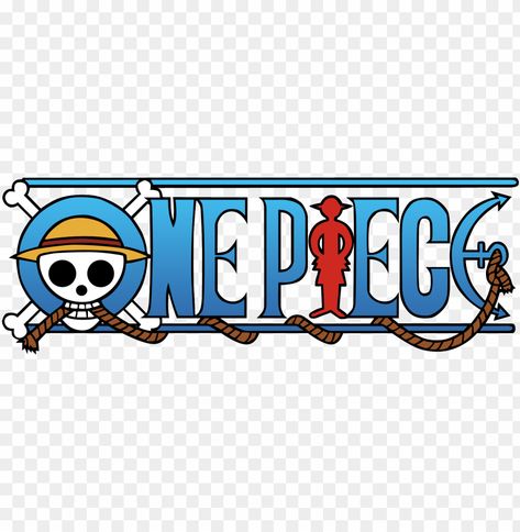 One Piece Theme, Tipografi 3d, One Piece Logo, Logo Clipart, One Piece Photos, One Peace, One Peice Anime, Clear Background, One Piece Images