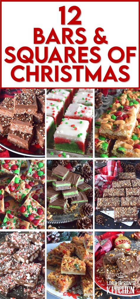 Holiday Bar Recipes, Bars And Squares, Jul Kaka, Christmas Cookie Bars, Christmas Cookie Recipes Holiday, Christmas Baking Cookies, Christmas Baking Recipes, Dessert Bar Recipe, Christmas Food Gifts