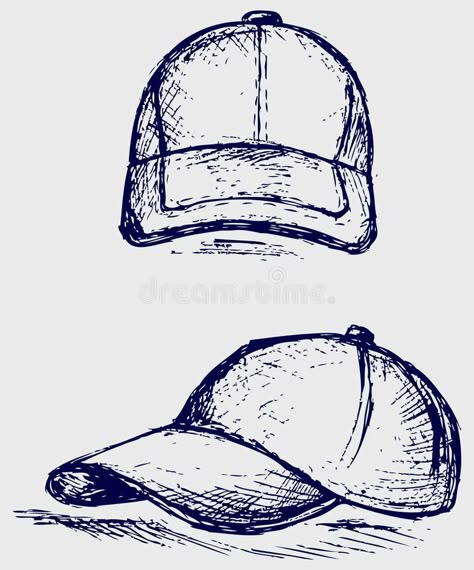 Baseball Cap. Doodle style. Vector #Sponsored , #AD, #Ad, #Cap, #style, #Doodle, #Baseball Tyler Brown, Cap Drawing, Book Drawings, Illustrations Ideas, Doodle Style, Art Media, Canvas Painting Diy, Cap Style, Happy Paintings