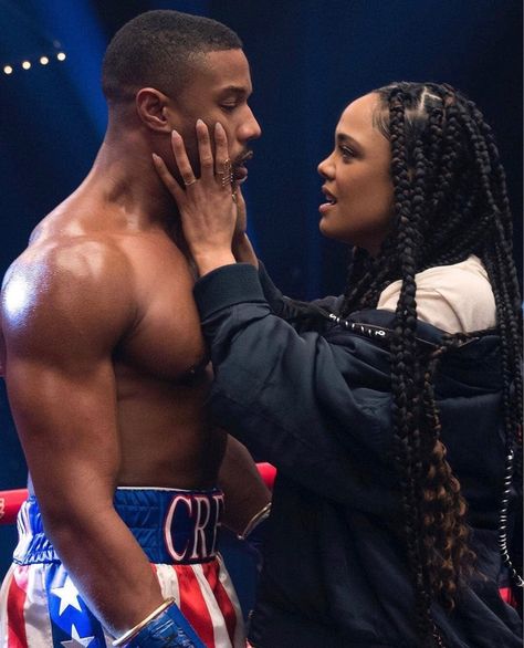 Adonis & Bianca on Creed II Bianca Creed, Tessa Thompson Creed, Couple Tumblr, Michael Bakari Jordan, Creed Movie, Flipagram Instagram, Michael B Jordan, Tessa Thompson, Rocky Balboa