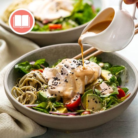 Recipetineats Recipes, Recipe Tin Eats Recipes, Soba Recipe, Parmesan Crusted Chicken Breast, Soba Salad, Soup Sides, Recipe Tin Eats, Crusted Chicken Breast, Soba Noodle Salad