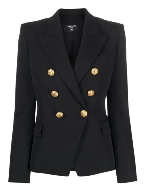 For your winter evenings, adopt the new viscose blazer from Balmain, for sale on SERIE NOIRE. Mens Green Sweater, Balmain Jacket, Rose London, Balmain Blazer, Women Blazers, Black Wool Blazer, Black Pants Men, Suit Jackets For Women, Petite Style