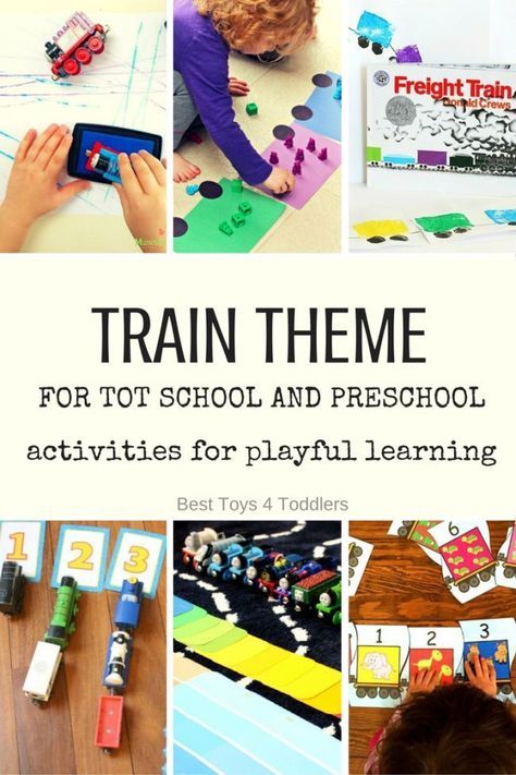 Best Toys 4 Toddlers - Weekly Activity Planner for Tot School and Preschool with Train Theme for Letter T (free printable planner available) Train Inquiry Kindergarten, Transport Preschool, Train Preschool Activities, Transportation Sensory, Trains Preschool, Activity Planner, Train Crafts, Transportation Crafts, Transportation Preschool