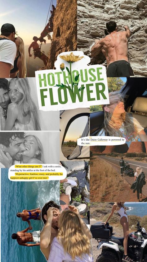 #hothouseflower #hothouseflowerbook #hothousefloweraesthetic #hothouseflowerdaisy #addictedtoyou #daisyandryke #addictedtoyouaesthtic #book #booktok #bookrec #agegapromance #bookcollage #bookaesthetic Hothouse Flower Book, Flower Collage Aesthetic, Hothouse Flower, Tiktok Books, Addicted Calloway Series, Book Collage, Addicted Calloway Sisters, Romance Series Books, Trending Tiktok