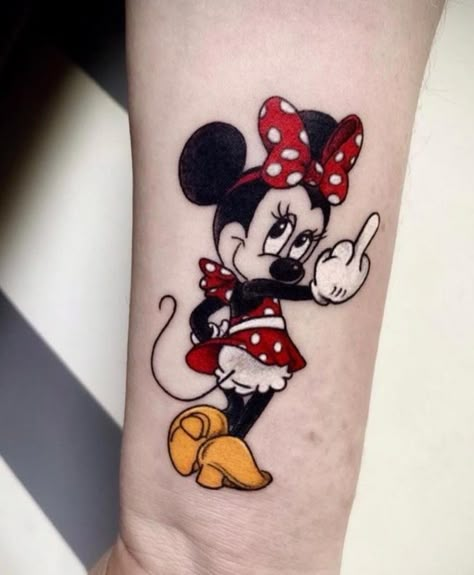 Disney Tattoos Mickey, Minnie Mouse Tattoos, Minnie Mouse Tattoo, Mickey And Minnie Tattoos, Minnie Tattoo, Mickey Tattoo, Mouse Tattoo, Mickey Mouse Tattoo, Mouse Tattoos