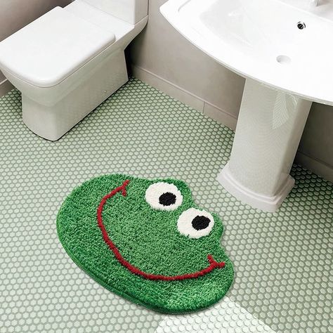 It’s Wednesday my dudes Frog Bath Mat, Fluffy Bedding, Animal Rug, Bathroom Hallway, Hallway Bedroom, Plush Carpet, Fluffy Rug, Soft Carpet, Kids Room Rug