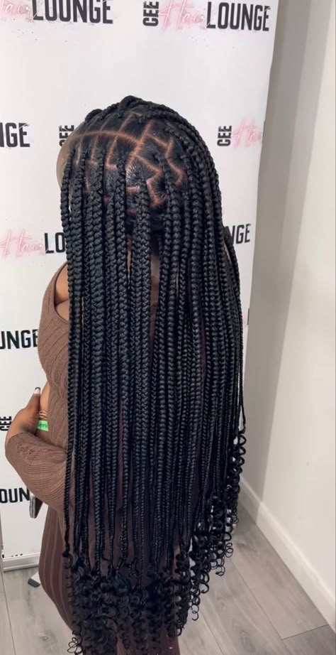 Med Knotless Braids, Fake Hair Braids, Box Braid Hair, Quick Braids, Short Box Braids Hairstyles, Pretty Braids, Braids Hairstyles For Black Women, Big Box Braids Hairstyles, Braids Ideas