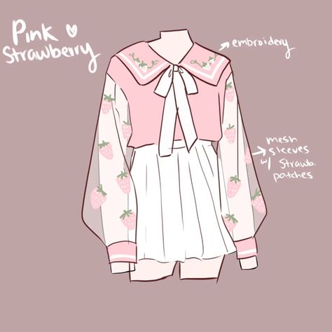 Pink Clothes Drawing, Mushroom Dress Drawing, Outfit Drawing Reference, Mushroom Stuff, Clothing Sketches, Dress Design Drawing, Clothing Design Sketches, Drawing Anime Clothes, Dress Design Sketches