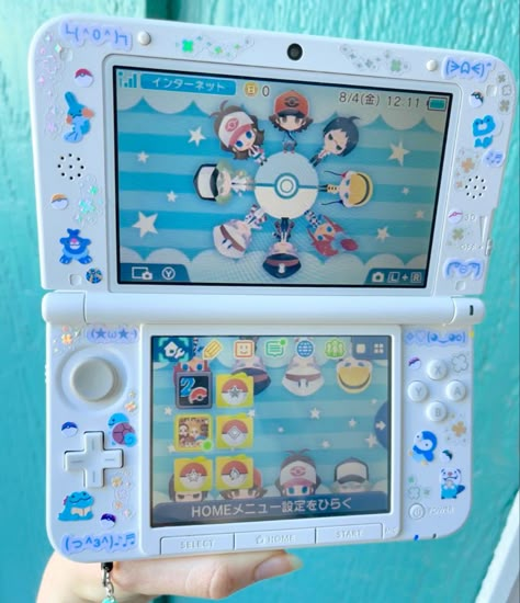 3ds Layout, Nintendo 2ds Xl Aesthetic, 3ds Xl Decoration, Nintendo 3ds Themes, New 3ds Xl Aesthetic, 3ds Charms, 2ds Xl Aesthetic, Decorated 3ds, Nintendo Ds Lite Aesthetic