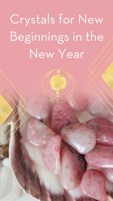 Crystals for New Beginnings in the New Year - Healing Stones for 2017 Crystals For The New Year, Crystals For New Year, Crystals For New Beginnings, What Are Crystals, Crystals For Beginners, Crystal Healing Properties, How To Make Crystals, Crystals For Manifestation, Crystal Uses