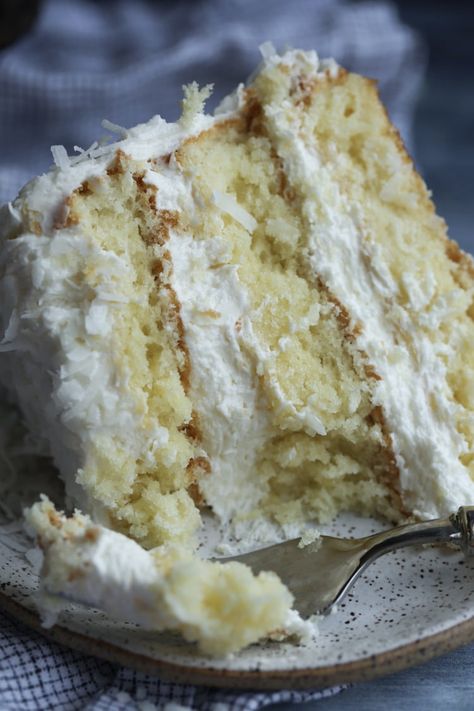 The Best Coconut Cake Ever, The Best Coconut Cake Recipe, 4 In Cake Ideas, Coconut Cakes Easy, Coconut Cake For Two, Cream Of Coconut Cake Recipes, Delicious Creamy Coconut Cake, Classic Coconut Cake, Hawaiian Coconut Cake