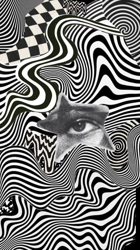 #blackandwhite #hypnosis #trippy #high Paradox Aesthetic, Hypnosis Aesthetic, Trippy High, Artist Identity, Illustration Techniques, Pottery Inspo, Art Culture, Connect With People, Pictures To Draw