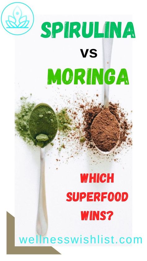 In the world of superfoods, spirulina and moringa are two of the most popular choices. Both are packed with nutrients and have a range of health benefits, but which one is right for you? Our article dives into the differences between spirulina and moringa, including their nutritional profiles, health benefits, and potential side effects. So grab a smoothie bowl and let the battle of the superfoods begin! Spirulina Chlorella Benefits, Spirulina Vs Chlorophyll, Benefits Of Spirulina Powder, Chlorella Vs Spirulina, Spirulina Benefits For Women, Rosabella Moringa, Blue Spirulina Benefits, Moringa Benefits For Women, Chlorella Benefits