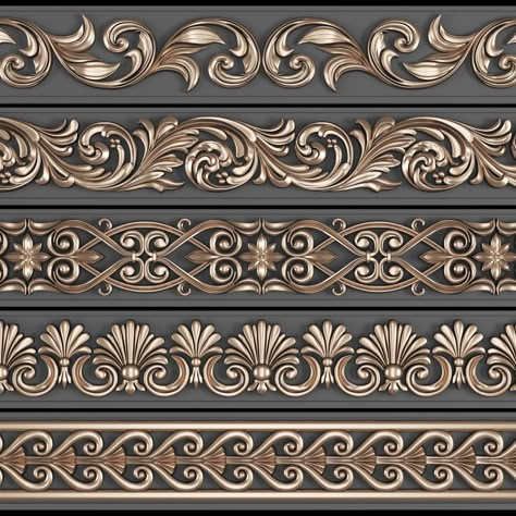 Ornament Design Art, Ornamental Architecture, Ornaments Drawing, Ornamental Wood Carving, Ornamental Frame, Architectural Ornamentation, Jaali Design, Buddhist Art Drawing, Wooden Front Door Design