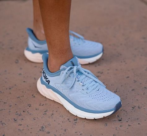 Blue Tennis Shoes, Cute Running Shoes, Tennis Shoes Women, Blue Fog, Hoka Shoes, Lightweight Running Shoes, Hoka One One, Shoes Blue, Swag Shoes