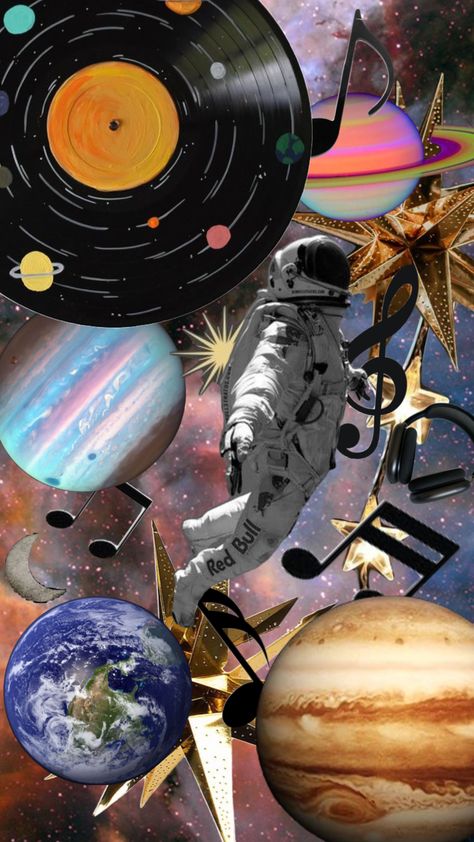 #Space #Star ￼#Astronaut #Planet #Music #MusicNote #Headphones￼ Music Astronaut, Astronaut Music, Planet Poster, Astronaut Art, Music Pics, Space Images, Music Images, Space Stars, Space Theme