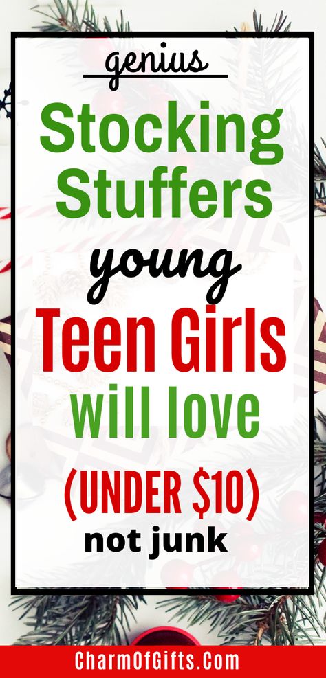 Stocking Stuffers Teen Girls, Girls Gift Exchange, Stocking Stuffers For Teenage Girls, Stalking Stuffers, Homeschool Unit Study Ideas, Inexpensive Stocking Stuffers, Disney Nature, Summer Camp At Home, Camp At Home