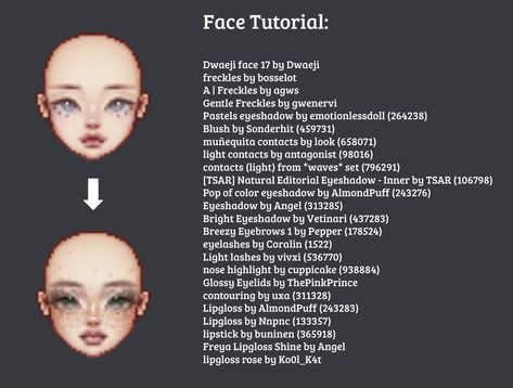 Everskies Face Tutorial, Everskies Tutorial, Everskies Face Ideas, Everskies Face Combo, Everskies Items, Everskies Face, Nose Highlight, Draw Clothes, Roblox Items