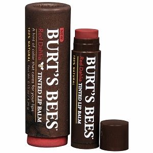 Burt's Bees tinted lip balm :: red dahlia Burt's Bees Red Dahlia, Pacifica Perfume, Red Dahlia, Tinted Gloss, Bee Balm, Perfume Making, Natural Lip Balm, Cruelty Free Skin Care, Tinted Lip Balm