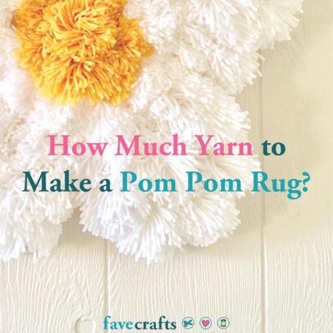 Pom Pom Rug Diy, Diy Pom Pom Rug, Rug Diy, Easy Pillows, Macrame Plant Hanger Tutorial, Pom Pom Rug, Rug Tutorial, How To Make A Pom Pom, Diy Pom Pom