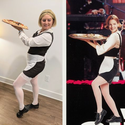 Drew Barrymore Halloween Costume, The Wedding Singer Costume, Drew Barrymore Costume, Drew Barrymore Wedding Singer, Adam Sandler Halloween, Julia Gulia, Wedding Singer Costume, Adam Sandler Party, Singers Costumes Ideas