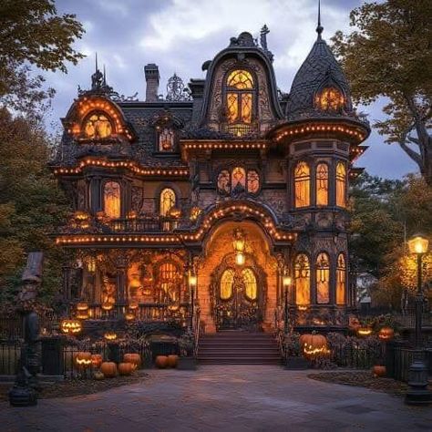 My Gothic home, the way we love it 💜🖤 | Facebook New Orleans Gothic House, Gothic Victorian House, Gothic Farmhouse, Gothic Homes, Gothic Cottage, Candy Photoshoot, Gothic Mansion, Dream Future, Suburban House