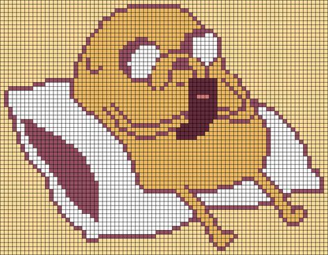 Alpha Patterns Adventure Time, Adventure Time Grid Pattern, Adventure Time Tapestry Crochet, Adventure Time Pixel Art Grid, Large Alpha Patterns, Pixel Crochet Pattern Charts Easy, Adventure Time Alpha Pattern, Alpha Grids Crochet, Adventure Time Pixel Art