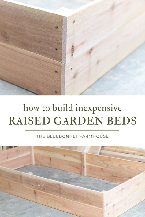 Easy To Build Raised Garden Beds, Vegetable Beds Ideas, Front Yard Raised Bed Vegetable Garden, Making Garden Boxes, Raised Garden Beds From Fence Boards, How To Build Raised Flower Beds, Raised Garden Beds Materials, Simple Raised Beds, U Shaped Garden Bed Plans