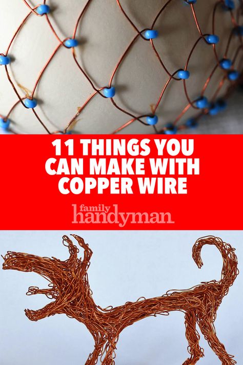 Fine Copper Wire Crafts, Crafts With Electrical Wire, Cooper Wire Art, Crafts With Copper Wire, Diy Wire Projects, Copper Wire Art How To Make, Diy Wire Wall Art, Diy Copper Wire Projects, Copper Crafts Ideas Diy Projects