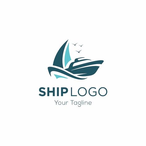 Cruise ship logo template | Premium Vector #Freepik #vector #ship-logo #yacht-logo #boat-logo #boat-silhouette Cruise Ship Logo Design, Boat Rental Logo, Boat Logo Design Ideas, Ship Logo Design, Boat Logo Design, Taxi Logo, Yacht Logo, Resort Logo Design, Shipping Logo