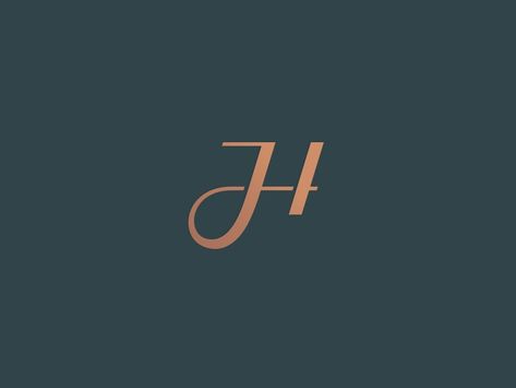 JH monogram by Milos on Dribbble H Logo Design Letter, Jh Monogram, H Monogram Logo, Jh Logo, Initials Logo Monograms, Typo Logo Design, H Monogram, Initials Logo Design, S Logo Design