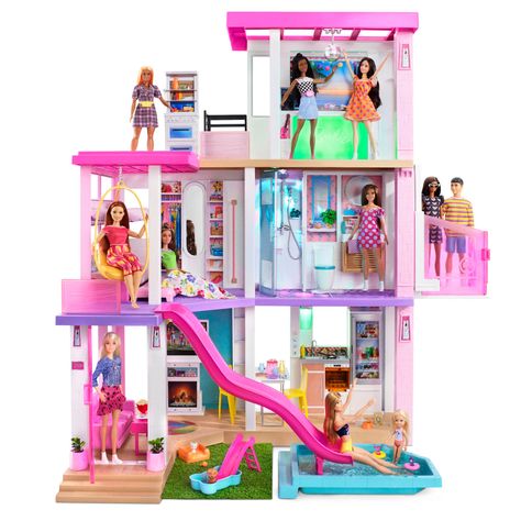 Barbie Doll Dream House, Barbie Dolls House, Barbie Mainan, Barbie Dreamhouse Makeover, Barbie Dream House Room, Barbie Dream House Play Area, Barbie Dream House Bff, Doll House Barbie, Barbie Home