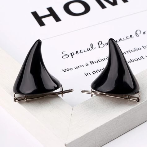 1 Pair Small Demon OX Horn Hairpins Gothic Party Cosplay Costume Pin Hairpins Costume Horn Halloween Hair Accessories Clip _ - AliExpress Mobile Horns Costume, Gothic Party, Halloween Accessories Hair, Party Hair Accessories, Hair Grips, Hair Accessories Clips, Halloween Hair, Party Hairstyles, Hair Ornaments