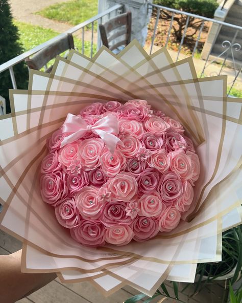 Order flowers for any special occasion 🌹 36-count baby pink & dusty pink 💖 with rhinestones - - #roses #reels #rosas #florist #rosaseternas #eternalroses #explore #bouquet #viral #fyp #ramobuchon #smallbusiness #explorepage 36 Roses Bouquet, Dusty Pink Rose Bouquet, Pink Eternal Rose Bouquet, Rose Bouquet Pink, Valentina Rose, Eternal Flowers, Eternal Roses, Eternal Rose, Pink Rose Bouquet