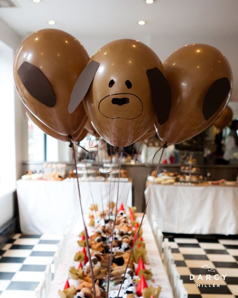 Puppy Adoption Birthday Party, Dog Themed Party, Puppy Party Theme, Template Brown, Dog Party Decorations, Dog Themed Birthday Party, Dog Themed Parties, Puppy Birthday Parties, Puppy Birthday