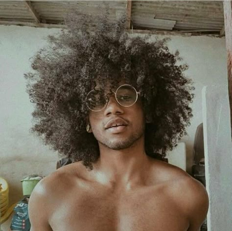 Guy With Afro Drawing, Afro Reference Photo, Afro Drawing Male, Black Hairstyles Drawing Reference Male, Poc Reference Photos, Black Men With Afros, Hair Reference Men, Black Reference Photos, Black Person Reference