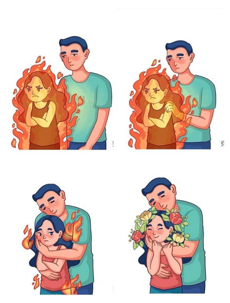 by @beisme08 Relationship Comics, Cute Couple Comics, Couples Comics, Cute Couple Drawings, Cartoons Love, Couple Illustration, Cute Couple Cartoon, Cute Love Stories, Cute Love Cartoons