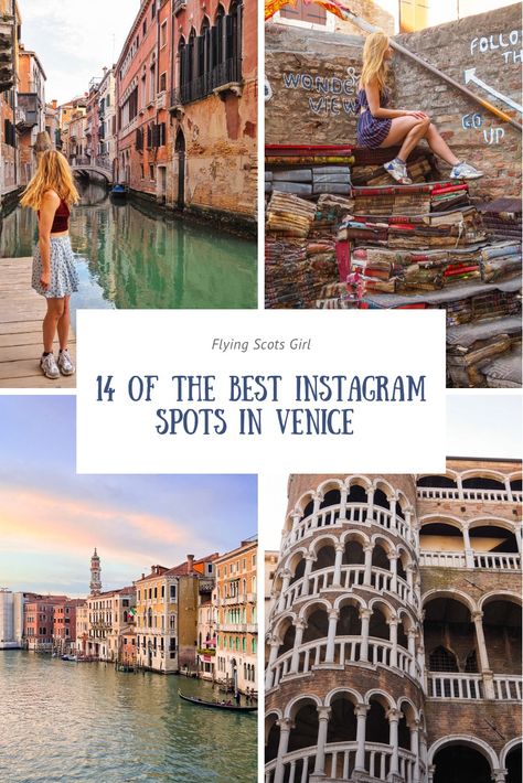 14 of the best Instagram spots in Venice - Flying Scots Girl Venice Instagram Spots, Venice Photo Ideas, Venice Photography, Venice Photos, Famous Bridges, Instagram Places, Visit Venice, Picture Places, Hidden Places