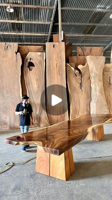 R E D U X W O O D on Instagram: "This table is officially sold but good news we are working on the next slab in this series. Stay tuned!

The tree was salvaged from a local hospital, and the bases were made from trees salvaged from lakes. Did you know we recovered hundreds of trees from fresh water lakes? All genuine reclaimed exotics with chain of custody. 

How do you like this new base design? We call it the Temple base. 

This is primarily a Tung oil varnish we are applying to this feature piece from @thelucerocompany 

Reduxwood global showrooms: 

Ho Chi Minh City, Vietnam 

Vancouver, Canada 
 @reduxwoodwest 

Sheffield, England 
 @reduxwooduk 

San Diego, California 
 @jayedwardwoodworking 

Prescott Arizona 
 @brooxwoodstudio 

#custom #luxuryfurniture #kitchendesign #solid #decor Salvaged Wood Projects, Wood Slab Table, Prescott Arizona, Wood Table Legs, Furniture Fix, Slab Table, Sheffield England, Base Design, Tung Oil