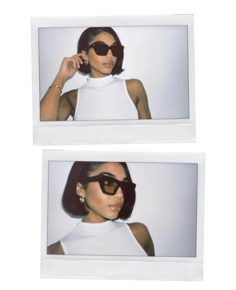 Lori Harvey Sunglasses, Bob Photoshoot, Lori Harvey Bob, Insta Inspo Profile, Instagram Feed Post Ideas, Feed Post Ideas, Elisa Johnson, Filler Images, Instagram Feed Post