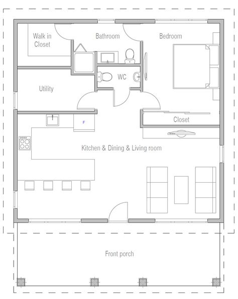 house design house-plan-ch718 20 Guest House Layout, Sloping Lot House Plan, Coastal House Plans, Cost To Build, Duplex House, House Layout, Garage Plans, New House Plans, Home Plan