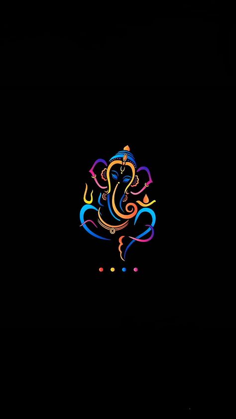 Black Wallpaper For Mobile, Ganpati Photo Hd, Ganpati Bappa Wallpapers, Black Hd Wallpaper, Wallpaper 8k, 8k Ultra Hd, Wallpapers For Mobile Phones, Ganesh Wallpaper, 4k Wallpaper For Mobile