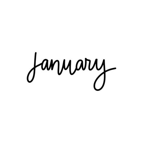 January Word Art, January Mood Board, January Vibes, January Mood, 1st January, Set Intentions, New Possibilities, Digital Planning, A Fresh Start