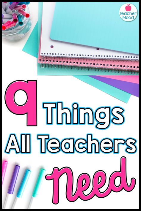 There are so many things teachers need to in order to maximize student learning and minimize teacher frustration. Check out my list of the 9 things all teachers need in their classrooms! These items offer practical solutions to everyday challenges. New Teacher Checklist Elementary, Student Teacher Must Haves, Teacher Needs For Classroom, Teachers Supplies, Teacher Supplies List, Phonics Puzzles, Teacher Organization Ideas, Teacher Survival Kit, Teacher List