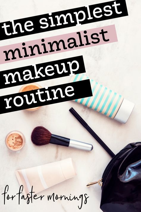 10 Min Makeup Routine, Minimalistic Makeup Look, 5 Min Makeup Routine, Simple Makeup Products, Minimalist Makeup Collection, Minimalist Makeup Routine, Minimalist Makeup Bag, Minimal Makeup Routine, Makeup Tips Eyeshadow