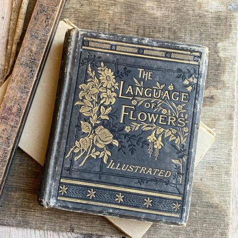 Vintage book The Language of Flowers Whats Wallpaper, The Language Of Flowers, To Be Read, Vintage Book Covers, Language Of Flowers, Old Book, Book Shelf, Old Books, I Love Books