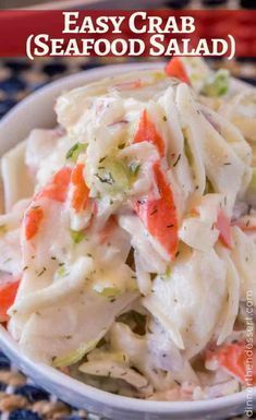 Crab Seafood Salad, Crab Meat Salad, Seafood Salad Recipe, Sea Food Salad, Crab Pasta Salad, Crab Pasta, Crab Salad Recipe, Sea Food Salad Recipes, Chinese Buffet