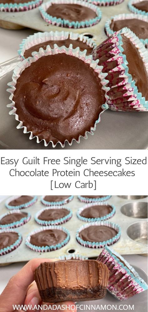 Protien Cheesecake, Macro Desserts, Refined Sugar Free Desserts, Individual Cheesecakes, Quick Protein, Protein Cheesecake, Sugar Free Cheesecake, Healthy Cheesecake, Keto Chocolate Chip Cookies