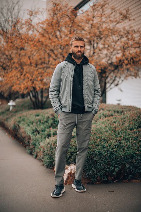 HIS + HERS CASUAL ATHLEISURE STYLE | Cella Jane Men’s Leisure Wear, Men’s Comfy Casual, Men’s Athletic Casual Outfits, Mens Football Game Outfit, Sporty Look Men, Men’s Sporty Fashion, Men Athletic Style, Men's Athleisure Outfits, Men Fashion Inspo Outfits