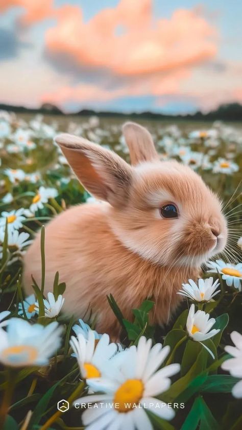 Cute Rabbit Wallpaper Aesthetic, Secret Life Of Rabbits, Worlds Cutest Animals, Creative Wallpapers, Tired Puppy, The Cutest Animals, Rabbit Wallpaper, Cutee Animals